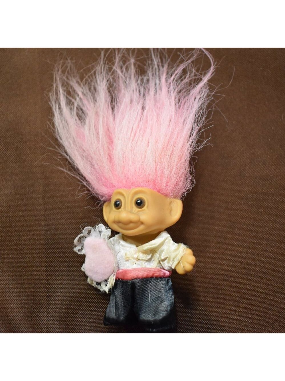 Vintage Russ Troll "Ring Bearer" Doll Oombre Pink Hair